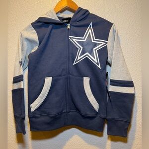 New Boys Youth Small (8) Cowboys Zip Hoodie NFL Team Apparel